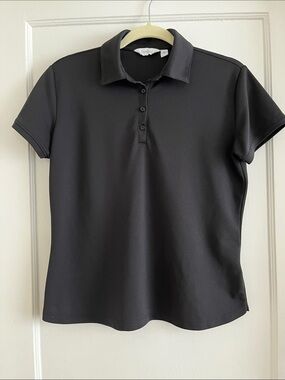 Walter Hagen Women’s Performance Short Sleeve Polo Golf Shirt Black Size M